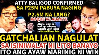 GATCHALIAN NAGULAT SA ISINIWALAT NI BANAYO LIMA O APAT MAJORITY SENATORS HINDI BOBOTO VS VP SARA