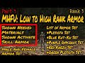 |[MHFU]| [Part 3] Rank 3 Low to High Rank Armor Set |[BladeMaster And Gunner User]|