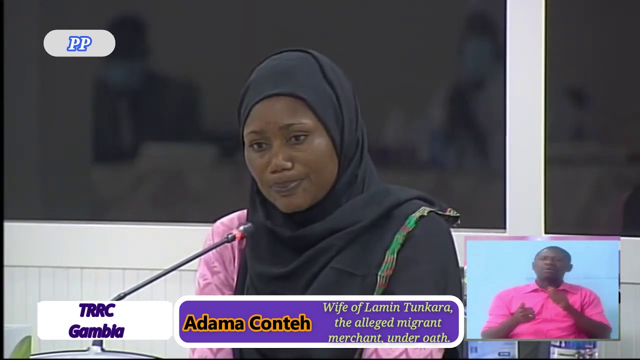 Adama Conteh, Wife Of Gambian Man Murdered With Ghanaians in 2005. TRRC  ( 1080 HD )