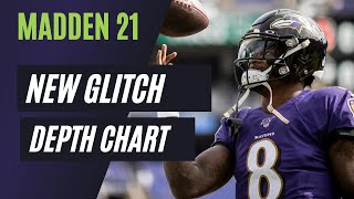 Secret Glitch Ravens Depth chart  Madden 21 tips