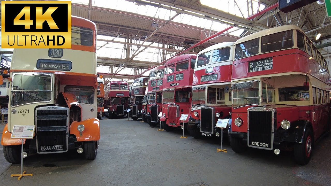 Museum Of Transport Manchester Tour Rare Vintage Bus Collection Amazing Heritage Buses UK England 🇬🇧