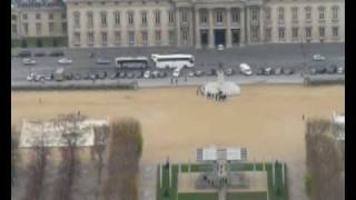 Paris from top of the Eiffel tower (music by Yuhki Kuramoto)