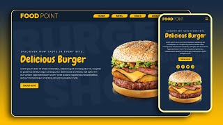 How to Make an Animated Responsive Website Using HTML CSS and JavaScript | GSAP Tutorial