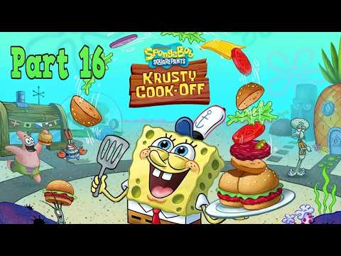 Spongebob Squarepants: Krusty Cook-off Playthrough - Sandy's BBQ Levels 1-3 part 16