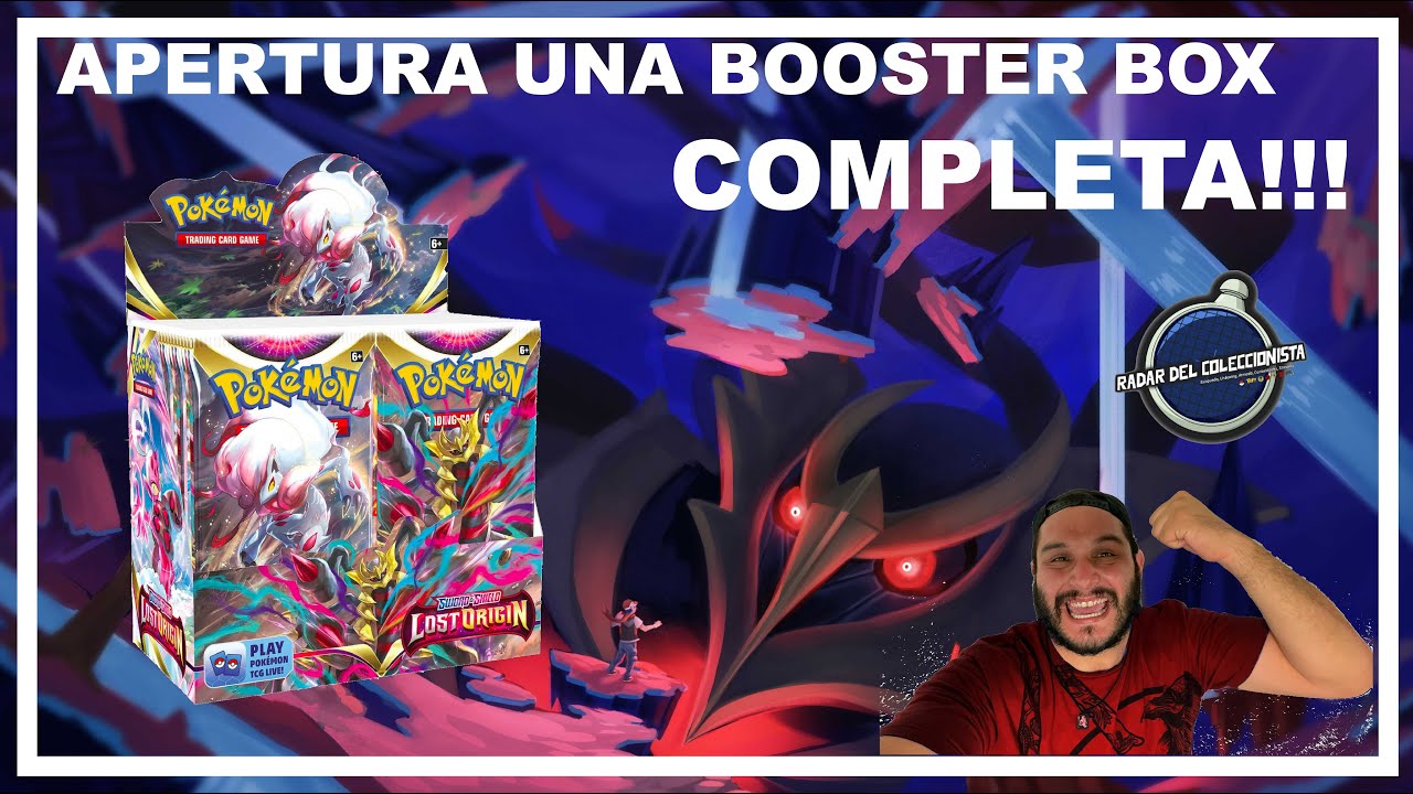 Apertura BOOSTER BOX de zona perdida de Lost Origins espada y escudo no ...