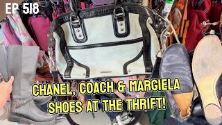 Chanel, Coach, & Margiela Shoes at the Thrift! Ep 518