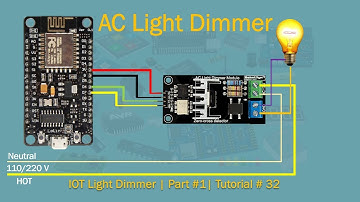 NodeMcu AC-lichtdimmer | Deel #1 | Tutorial #32