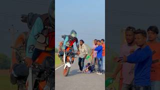 Ab Hat Laga Ke Dikha 😡 || Sumon Stunts 🔥 #shorts #ktm