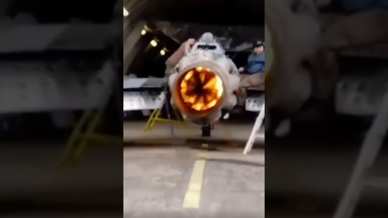 Mig 15 engine start after 20 years 