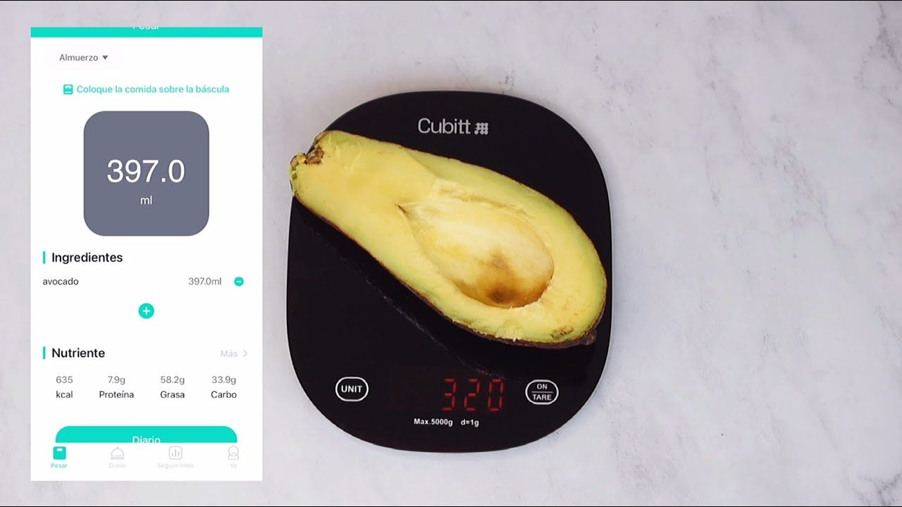 CUBITT Smart Kitchen Scale, Bluetooth Food Scale with Nutritional  Calculator for Keto, Macro and Calorie, Digital Grams and Oz for Weight  Loss