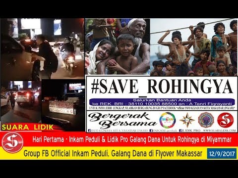Hari Pertama - Inkam Peduli & Lidik Pro Galang Dana Untuk Rohingya Miyammar