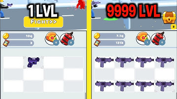 MAX LEVEL in Merge Guns Game