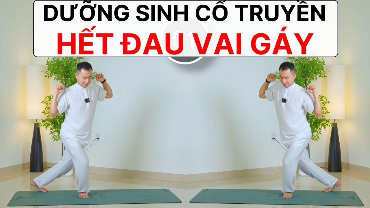 Bài tập cổ truyền Hết Đau Cổ Vai Gáy – Cơ thể dẻo dai, săn chắc | Hải Ninh Yoga