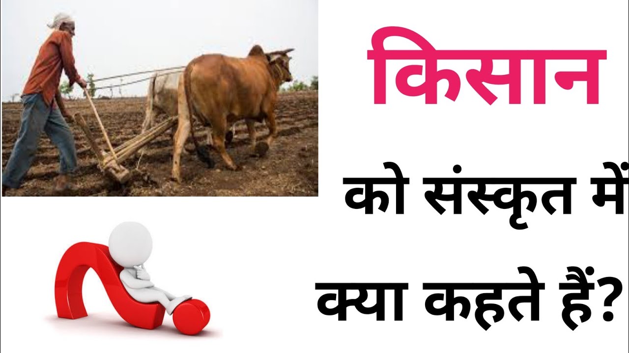 kisan ko sanskrit mein kya kehte hain किसान को संस्कृत में क्या कहते