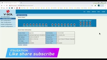 V SOL V1600D8 GEPON OLT out band management