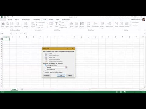 How to import to Excel (CSV file)