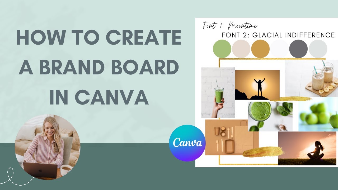 How to Create a Brand and Mood Board in Canva from Scratch - YouTube