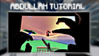 Celebrity Mcpe Abdullah tutorial //Best Abdullah tips! Profile