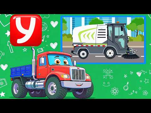 Smart Truck - Letter U - Duck - Ukulele - Street Sweeper - Learning Letters - Cartoons for Kids