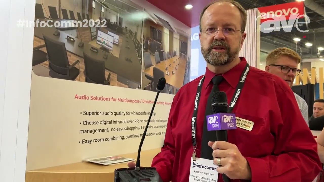 InfoComm 2022: TAIDEN Shows HCS-5300 Series Digital Infrared Conference System at Media Vision Booth