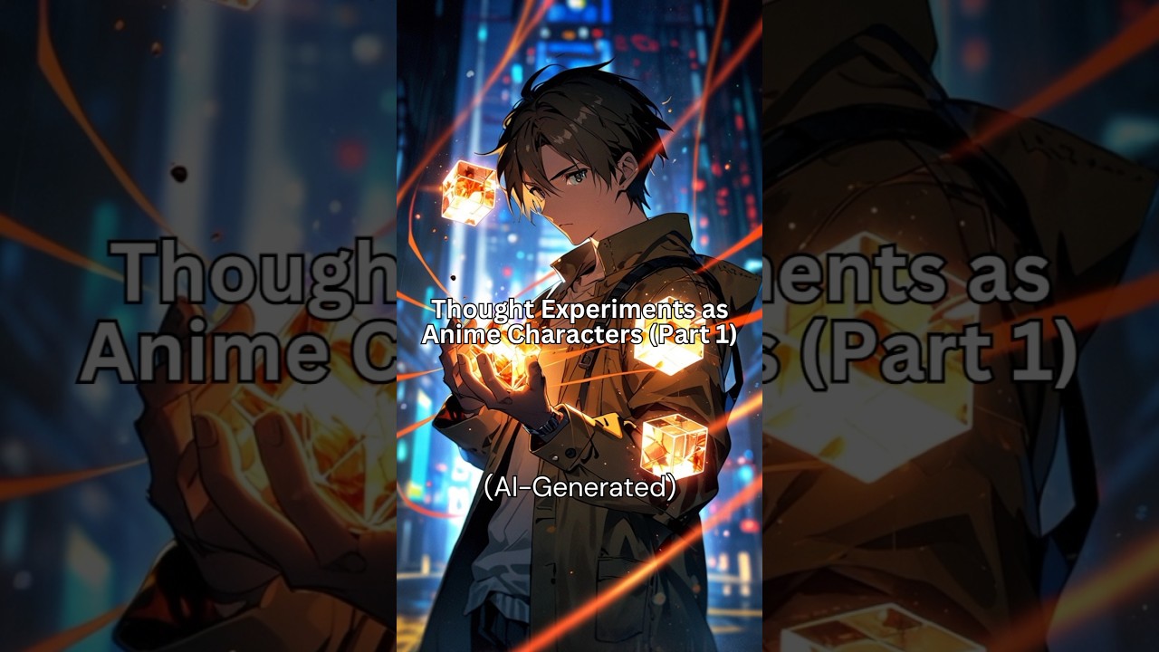 Thought Experiments as Anime Characters (Part 1) | AI Generated