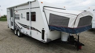 (Sold) HaylettRV.com - 2005 Surveyor 233T Used Hybrid Ultralite Travel Trailer by Forest River RV