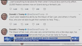 San Juan mayor answers President Trump’s Twitter attack