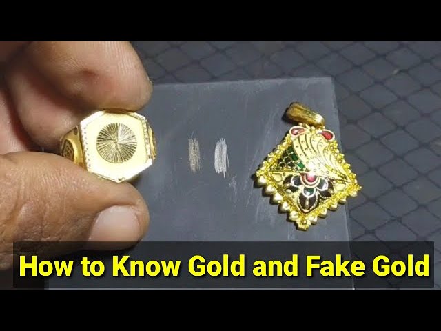 HOW TO KNOW GOLD IS REAL