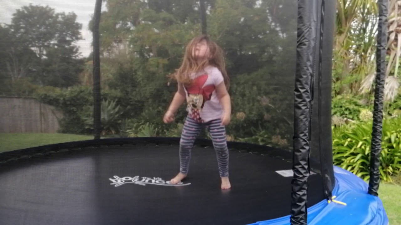 Bunny Soccer on the Trampoline - YouTube