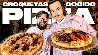 Pizza de Croquetas y de Cocido Madrileño 👍