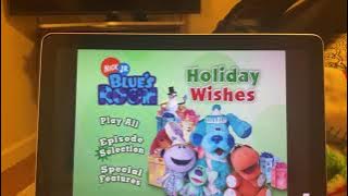 Nick Jr. Blue’s Room Holiday Wishes Menu Walkthrough