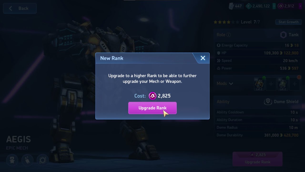 Ranking up Aegis | Mech Arena Gameplay #14