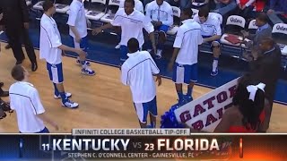 #11 Kentucky vs #23 Florida Basketball Highlights (2/5/2011)