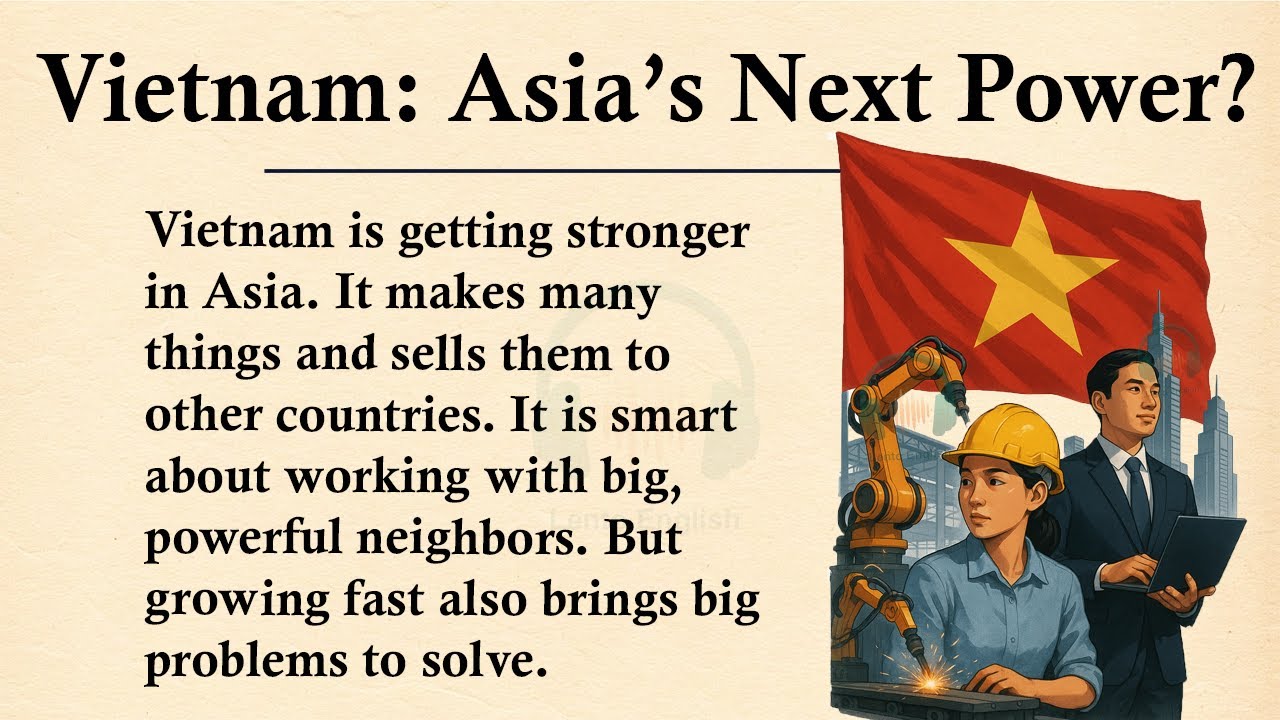 Why Vietnam Is Quietly Becoming Asia’s Next Power || 🔴🟡Learn English Through Story Level 3