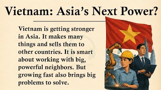 Why Vietnam Is Quietly Becoming Asia’s Next Power || 🔴🟡Learn English Through Story Level 3