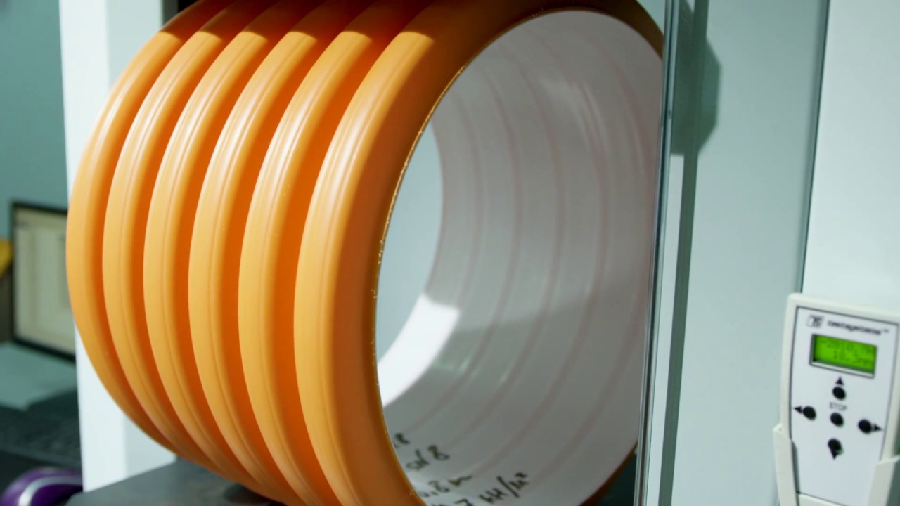 Гофрированная труба POLYCORR - YouTube