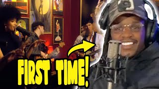 IS REN 40?! | American Rapper's FIRST TIME EVER HEARING REN -  Back on 74/Message In A Bottle retake