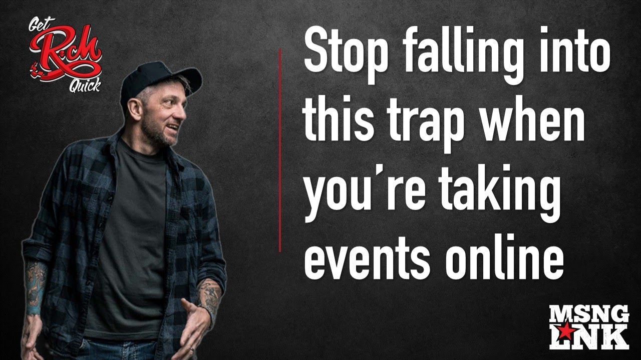 Stop falling into this trap when you're taking events online YouTube