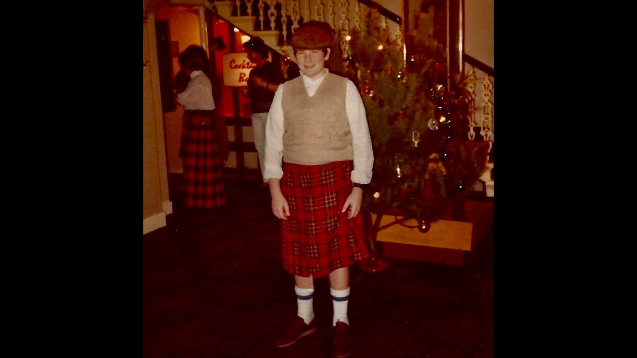 Isle of Arran (Scotland), 1984/'85, Celebrating Hogmanay