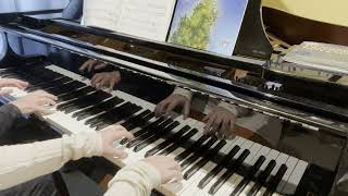 [Duet with my mum!!!]  Boogie for Two by Gerald Martin  |  The Joy of Piano Duets