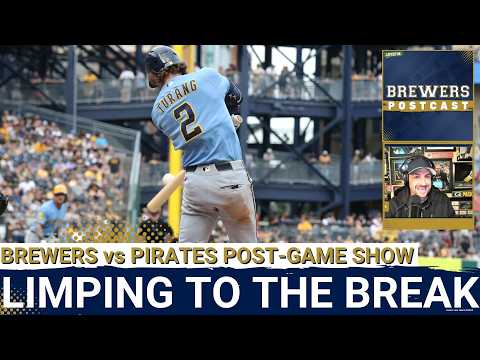 BREWERS POSTCAST: Brewers End First Half on UGLY Note | SWEPT by Pittsburgh
