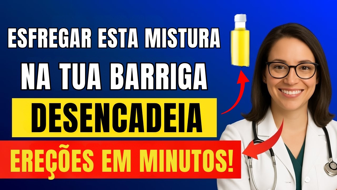 Misture óleo de rícino com bicarbonato de sódio: isto muda tudo para os homens com mais de 60 anos!