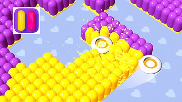 Brush Hit | Gameplay Level 1-10 (iOS) by Voodoo Made with Unity