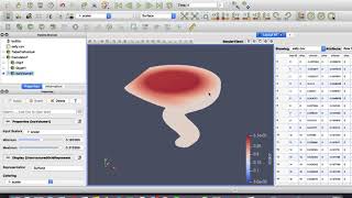 Paraview sally dataset - isovolume