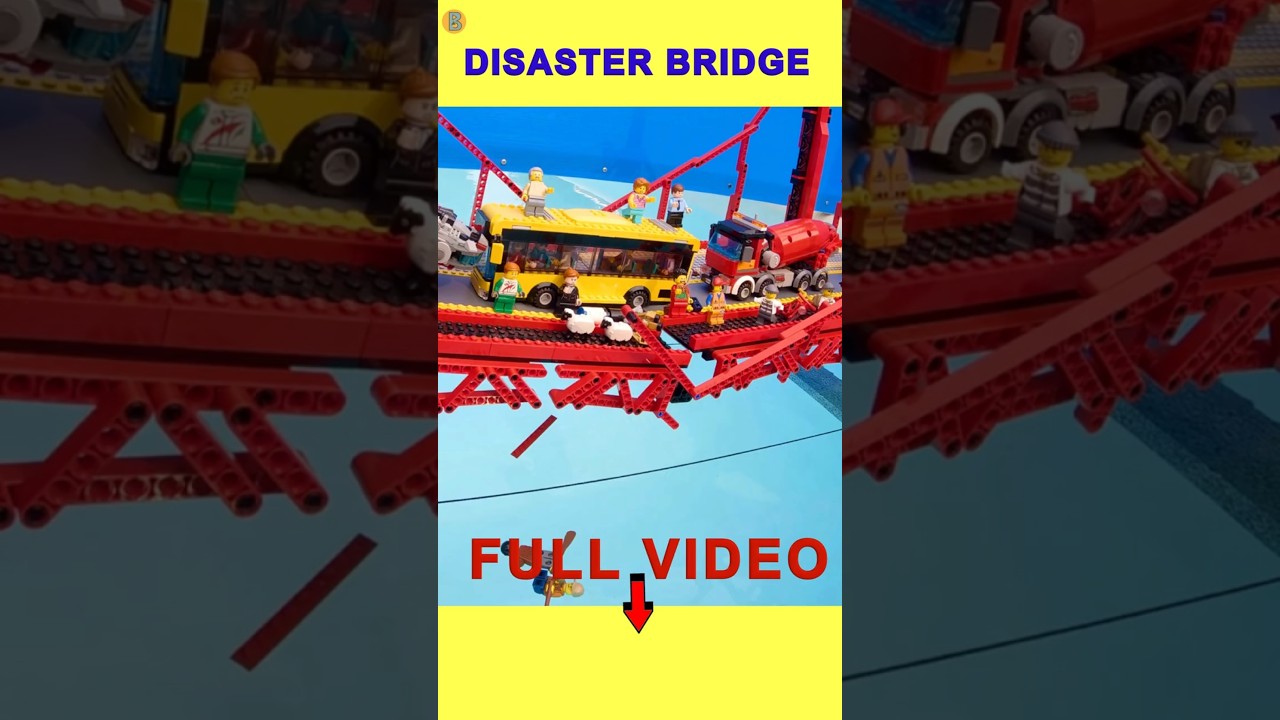 LEGO BRIDGE COLLAPSE - 