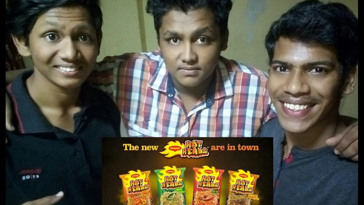 HOT HEADS MAGGI CHALLANGE.....!