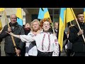 ФЛЕШ МОБ ДО ДНЯ СОБОРНОСТІ УКРАЇНИ «ОЙ, У ЛУЗІ ЧЕРВОНА КАЛИНА» (ХГПА)