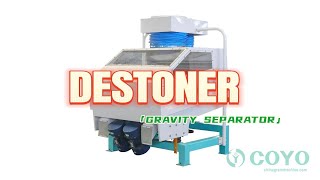 Suction type Double deck gravity destoner 2