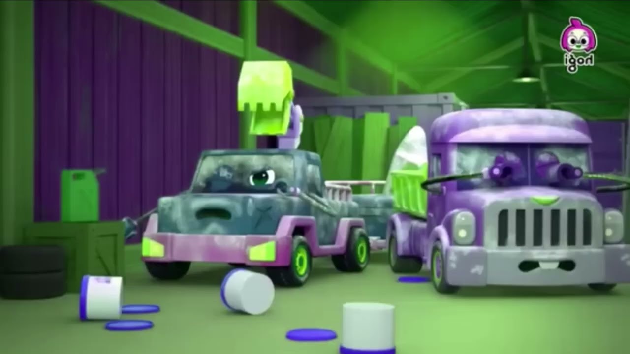  [Full [ Pinkfong & Hogie Mini-  Movie : The Tricky Three Cars ( S- by: Klasky Csupo 2001 effect) 