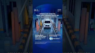 Nikmati kemudahan akses tol tanpa perlu berhenti bersama New Veloz Q Hybrid EV